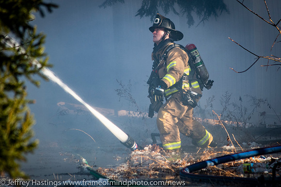 MFD Battles Fire In Frigid Tems
