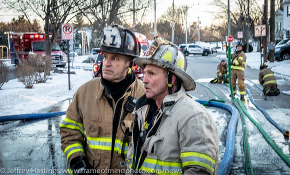 MFD Battles Fire In Frigid Tems